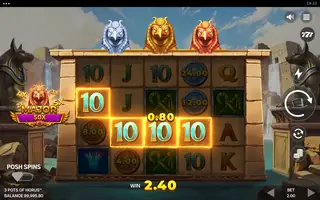 3 Pots of Horus – Winning spin