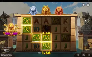 3 Pots of Horus – Winning spin