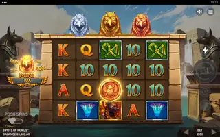3 Pots of Horus – Feature in play