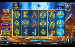 Thor’s Hammer Time Thunder Zone – Feature in play
