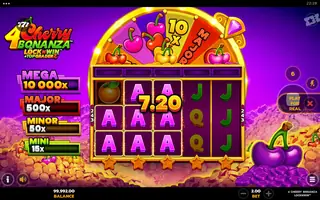 4 Cherry Bonanza LOCKNWIN – Winning spin