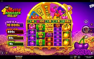 4 Cherry Bonanza LOCKNWIN – Feature in play
