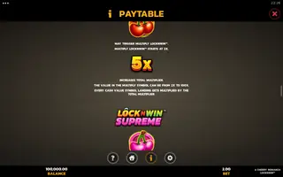 4 Cherry Bonanza LOCKNWIN – Game rules