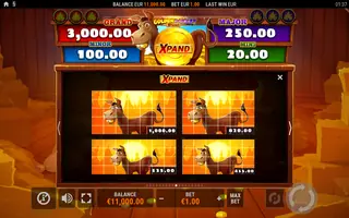 Golden Donkey Xpand – Paytable