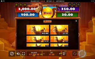 Golden Donkey Xpand – Paytable