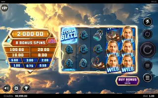 Thunderstruck Stormblitz – Feature in play