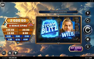 Thunderstruck Stormblitz – Game rules