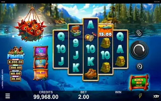 Cash Spree Fishin’ – Feature in play