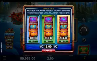 Cash Spree Fishin’ – Bonus buy