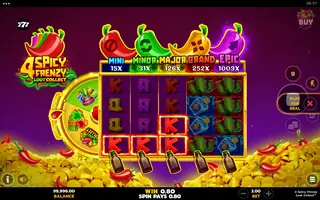 4 Spicy Frenzy Loot Collect – Winning spin