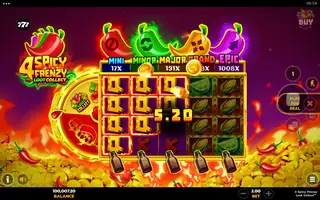 4 Spicy Frenzy Loot Collect – Winning spin