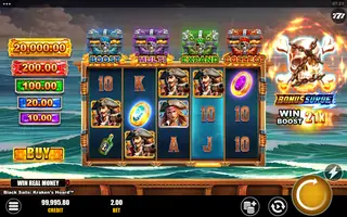 Black Sails: Kraken’s Hoard – Feature in play
