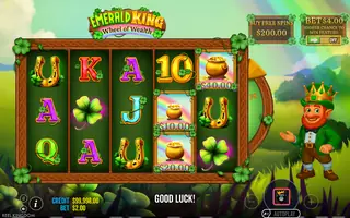 Emerald King – Wheel of Wealth – Winning spin
