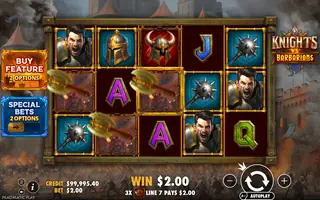 Knights vs Barbarians – Winning spin