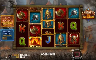 Knights vs Barbarians – Feature in play