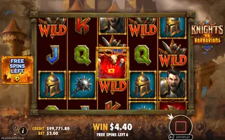 Knights vs Barbarians – Free spins