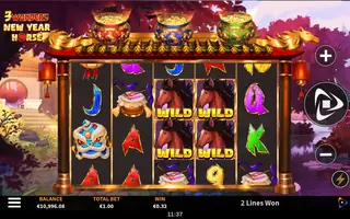 3 Wonders New Year Horse – Feature in play
