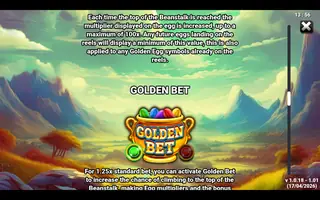Jack’s Beanstalk Bonanza – Game rules