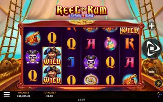 Reel the Rum – Feature in play