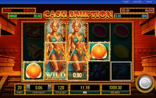 Cash Eruption – Feature in play