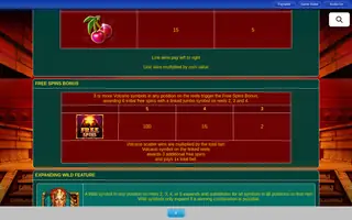 Cash Eruption – Game rules