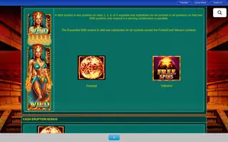 Cash Eruption – Game rules