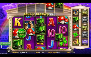 Bank of Blarney TopHit – Free spins