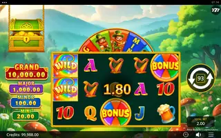 Area Build’R Leprechauns – Winning spin