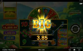 Area Build’R Leprechauns – Winning spin