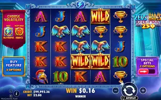 Zeus vs Hades – Gods of War 250 – Winning spin
