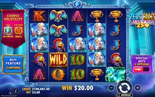 Zeus vs Hades – Gods of War 250 – Winning spin