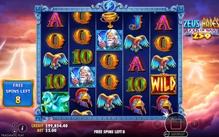 Zeus vs Hades – Gods of War 250 – Free spins