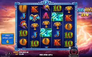 Zeus vs Hades – Gods of War 250 – Free spins