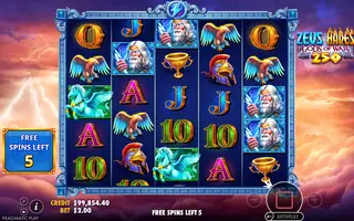 Zeus vs Hades – Gods of War 250 – Free spins