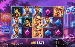 Cyberheist City – Winning spin