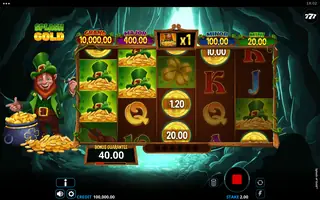 Splash of Gold – Feature in play