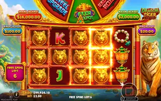 Dragon Tiger Fortunes – Feature in play