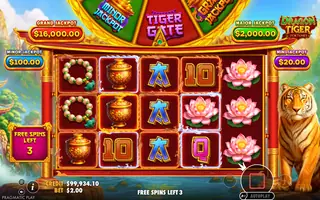 Dragon Tiger Fortunes – Feature in play