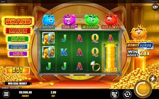 Oinkin’ Fortunes – Feature in play