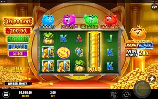 Oinkin’ Fortunes – Feature in play