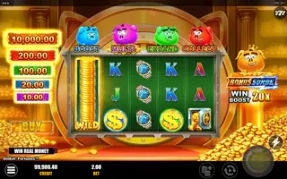 Oinkin’ Fortunes – Feature in play