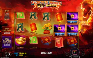 Floating Dragon Wild Horses – Base game