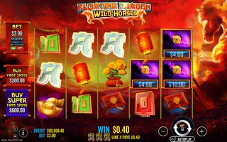 Floating Dragon Wild Horses – Winning spin