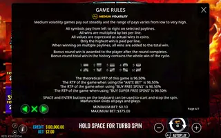Floating Dragon Wild Horses – Game rules