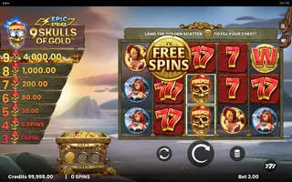 9 Skulls of Gold – Feature in play