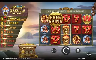 9 Skulls of Gold – Feature in play