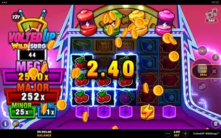 VoltedUP WildSurge – Winning spin