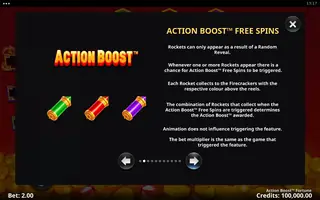 Action Boost Fortune – Game rules