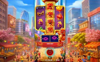 Happy Dragon – Feature in play