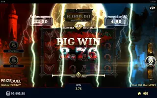 Fang & Fortune – Winning spin